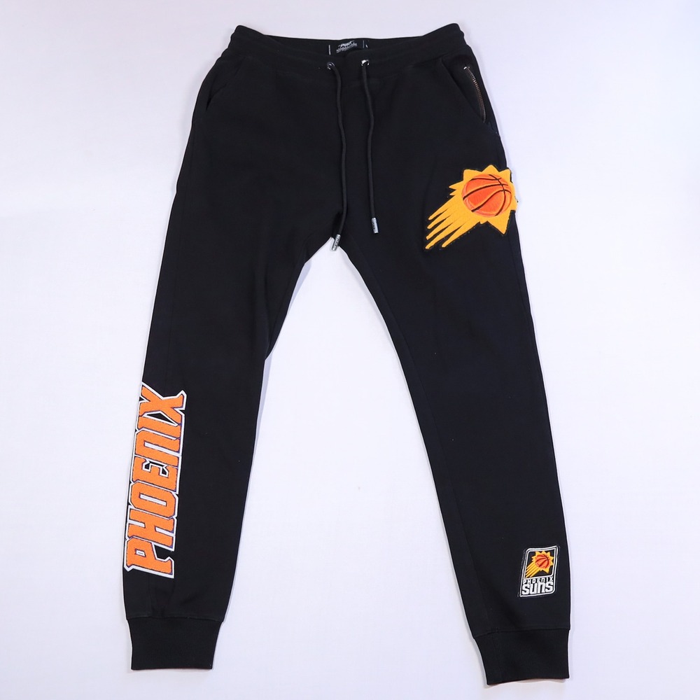 Pro Standard Phoenix Suns Joggers Mens Medium Black Chenille Embroidered Sweats